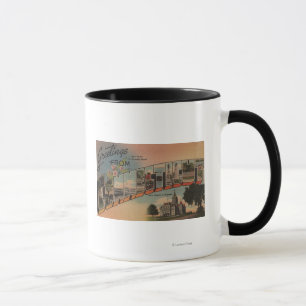 Tasse Lettre ScenesConnecticut de ConnecticutLarge