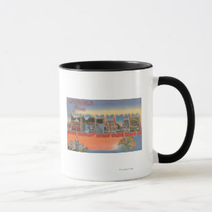 Tasse Lettre ScenesIndiana d'IndianaLarge