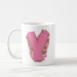Tasse Lettre Y : Monogramme Initial