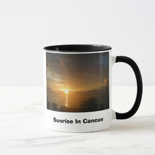 Tasse Lever de soleil dans Cancun (Droite)