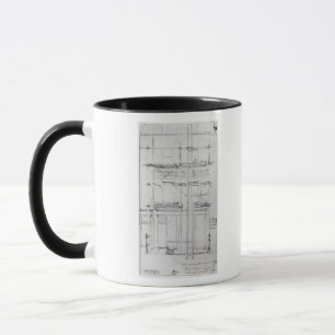 Tasse L'extérieur de la Chambre d'Issac étant peinte