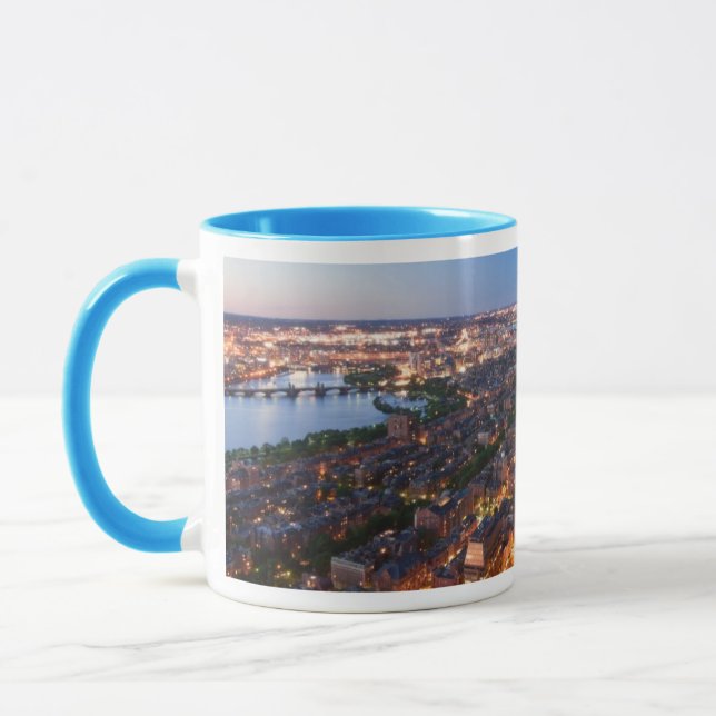 Tasse L'horizon de Boston au crépuscule (Gauche)