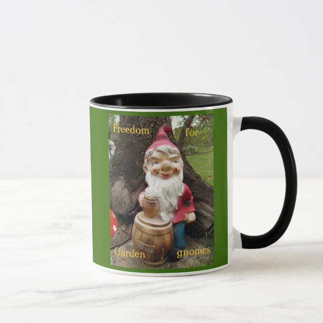 Tasse Libérez les gnomes de jardin (Droite)