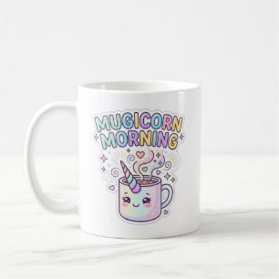 Tasse Licorne Mugicorn Matin Graphisme Zazzle Créa