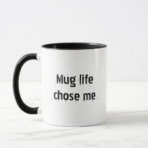 Tasse Life Chome - Funny Coffee Tasse für Coffee L
