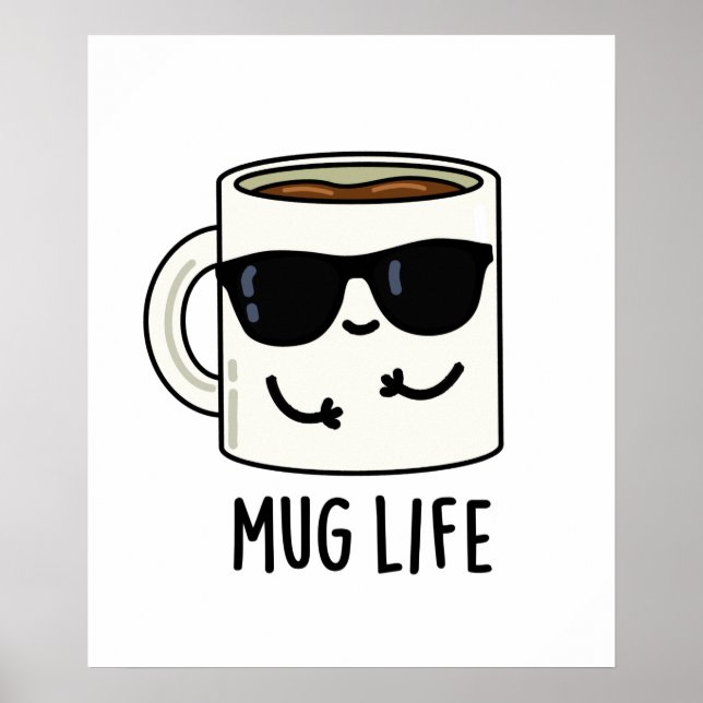 Tasse Life Funny Mug Puff Poster (Vorne)