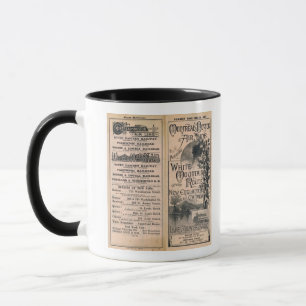 Tasse Ligne aérienne Montréal et Boston