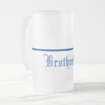Tasse Ligne-Fraternité-Givrée par bleu mince