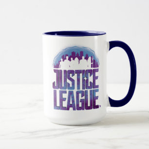Tasse Ligue de Justice Justice League City Silhouette