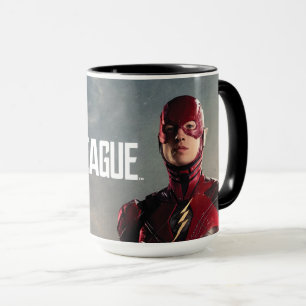 Tasse Ligue de Justice   Le Flash Sur Le Champ De Batail
