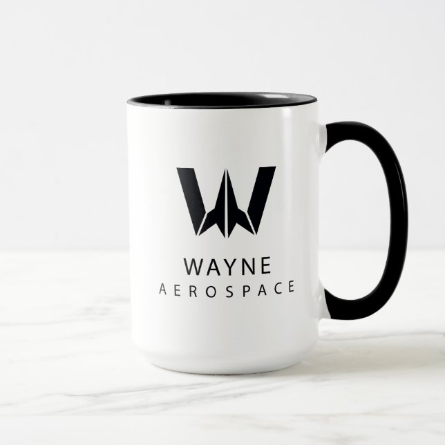 Tasse Ligue de Justice | Logo Wayne Aerospace (Droite)