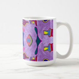 Tasse lila Drache