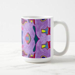 Tasse lila Drache