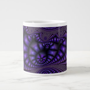 Tasse lila Fraktale