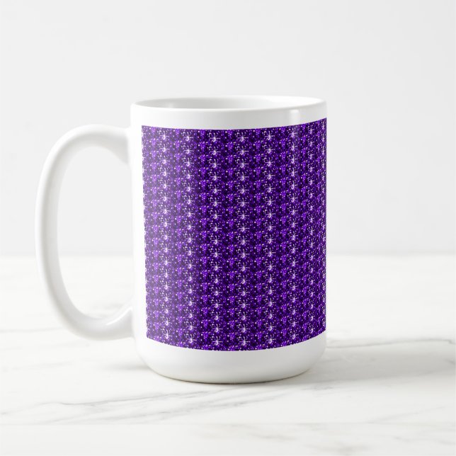 Tasse Lila Glitzer (Links)