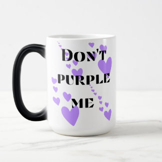 Tasse lila Herzfunktion Liebe