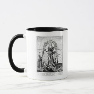 Tasse L'image de dame Astrology avec les trois