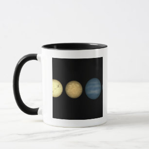 Tasse L'interprétation d'un artiste comparant les nains