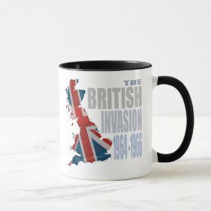Tasse L'invasion britannique de 1964 à 1966