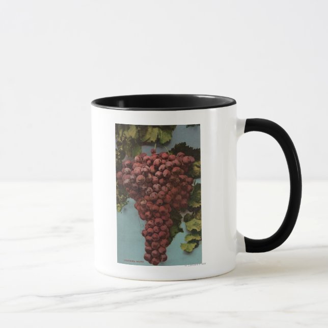Tasse Lithographie de Chromo de Fruits de Californie (Droite)