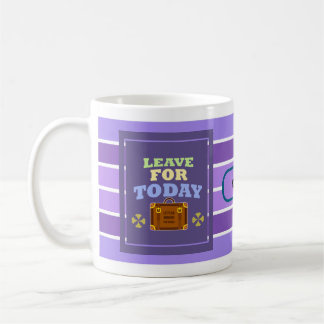 Tasse 'Live for Today – Dynamische Linien'