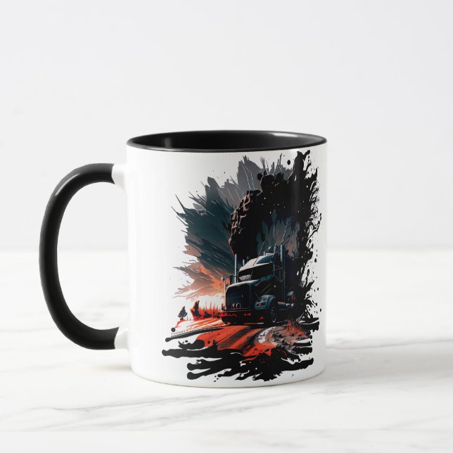 Tasse-LKW, LKW-Geschenk, Räder Tasse (Links)