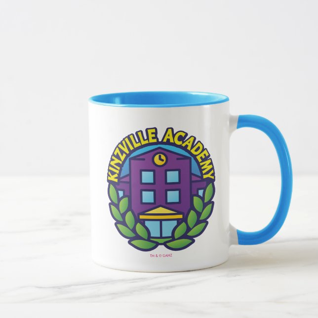 Tasse Logo d'académie de Kinzville (Droite)