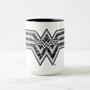 Tasse Logo de Wonder Woman Paisley