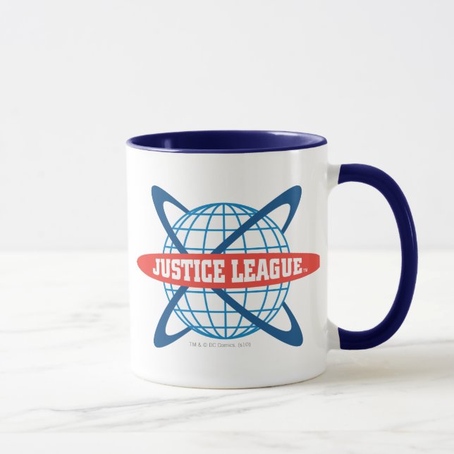 Tasse Logo du monde de la Justice League (Droite)