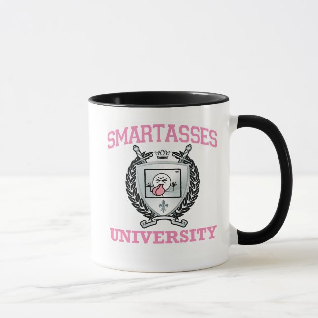 Tasse Logo d'université de Smartasses (Droite)