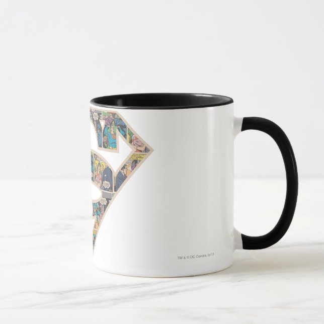 Tasse Logo Supergirl Comic Strip (Droite)