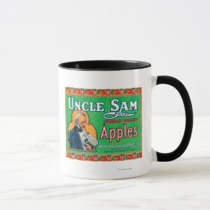 Tasse L'Oncle Sam Apple marquent (vert) - Wapato, WA