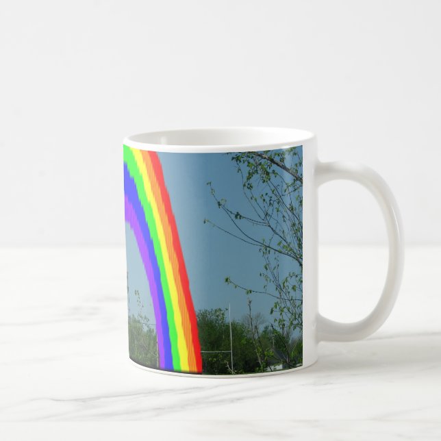 Tasse: Longton Regenbogen, Longton! Kaffeetasse (Rechts)