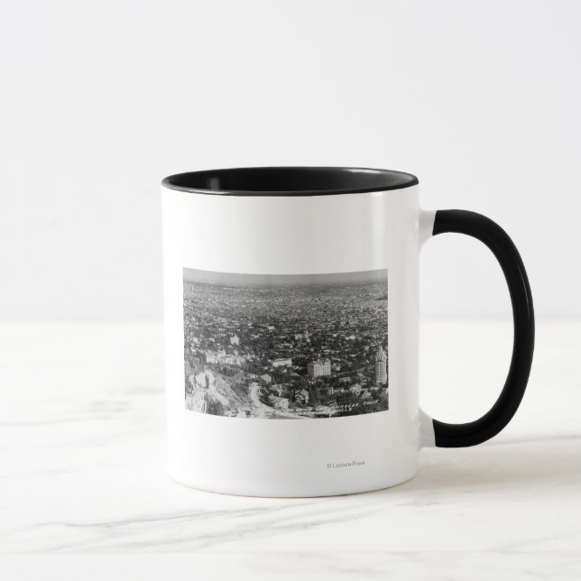 Tasse Los Angeles, CA Vue sur Hollywood Hills (Droite)