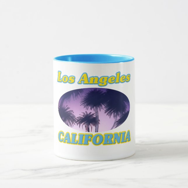 Tasse "Los Angeles California Palm Trees" (Zentrum)