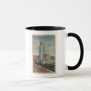 Tasse Los Angeles, CAView de ville hôtel et funiculaire
