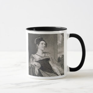 Tasse Louisa Catherine Adams (1775-1852) gravé par G.F