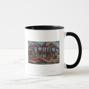 Tasse Louisville, Colorado - Scènes de grandes lettres