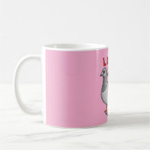 Tasse „Love for the Underdogs“ – Stadttauben-Motiv