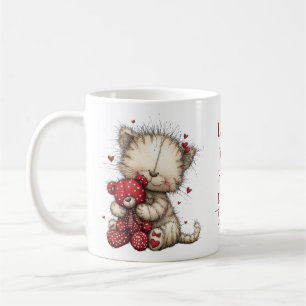 Tasse « Love You Fur-Ever » pour la Saint-Valentin
