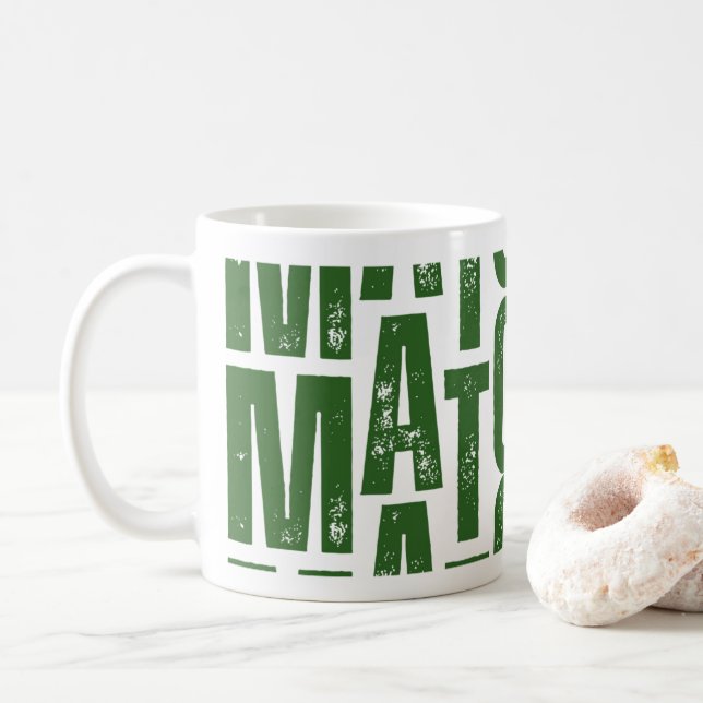 Tasse-Lover-Geschenk , Matcha-Liebesgeschenk , Mat Kaffeetasse (Mit Donut)