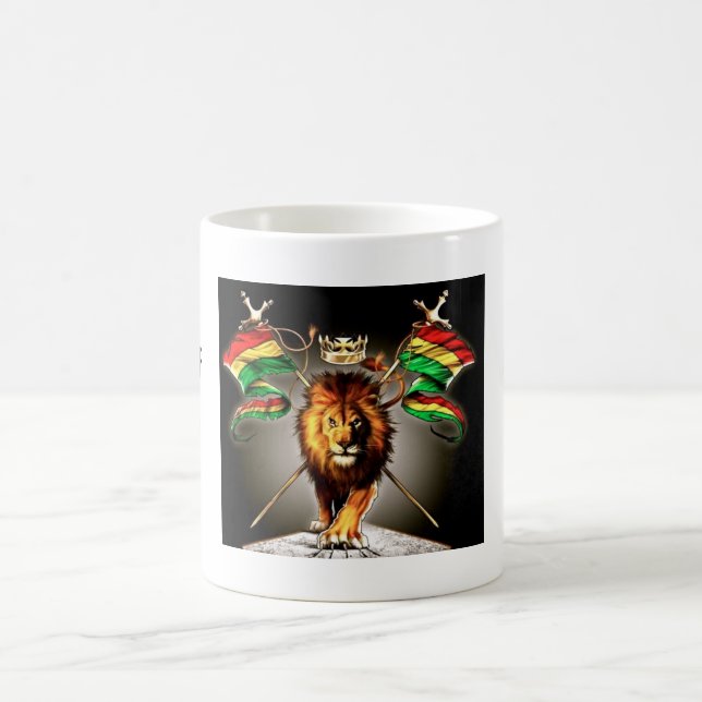 Tasse-Löwe von Judah-König von Königen Kaffeetasse (Mittel)
