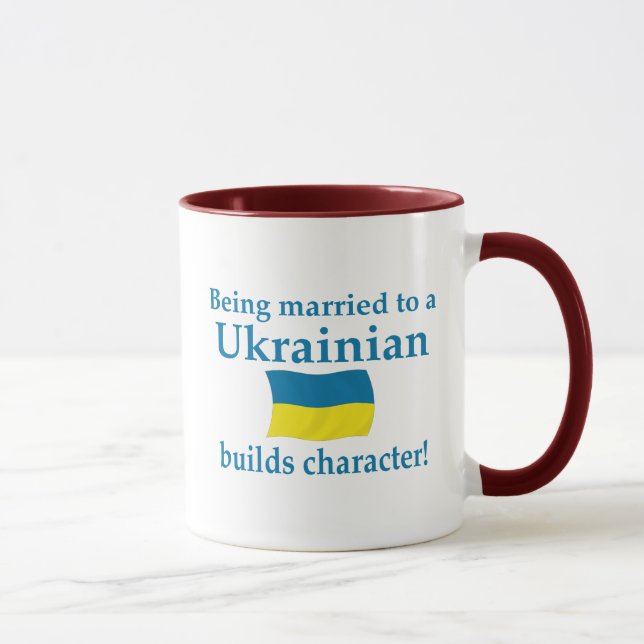 Tasse L'Ukrainien établit le caractère (Droite)