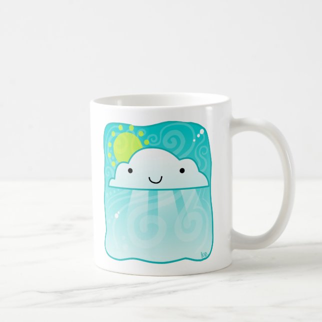 Tasse lumineuse de nuage (Droite)