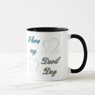 Tasse L'usmc I aiment mon chien de diable