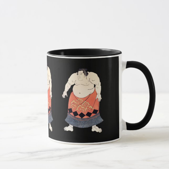 Tasse Lutteur vintage de sumo (Droite)