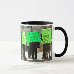 Tasse Lyme vit ici Lyme Maladie Coupe de sensibilisation
