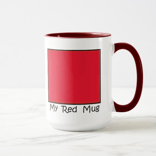 Tasse Ma Musique Rouge (Droite)