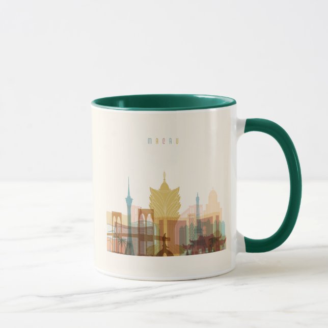 Tasse Macao, Chine| Ville Skyline (Droite)