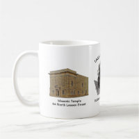 Tasse maçonnique de fondateur de loge de